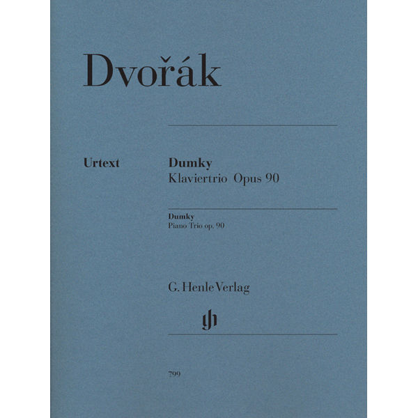 Dumky Trio for Piano, Violin and Violoncello op. 90,  Antonín Dvorak - Piano, Violin, Violoncello