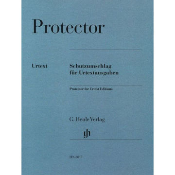 Protector. Plastomslag for beskyttelse av notehefter. Henle
