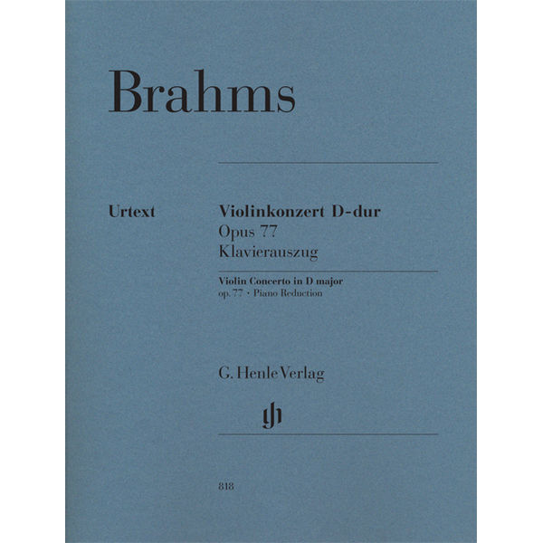 Violin Concerto in D major op. 77, Johannes Brahms - Violin, Piano
