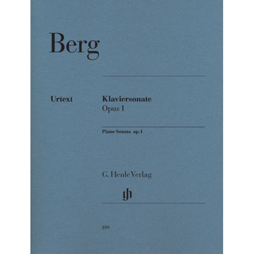 Piano Sonata op. 1, Alban Berg. Piano solo