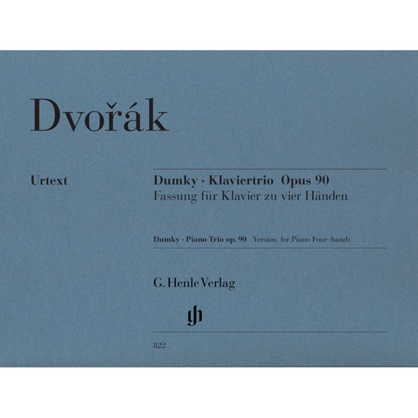 Dumky · Piano Trio op. 90, Antonín Dvorak - Piano 4-hands