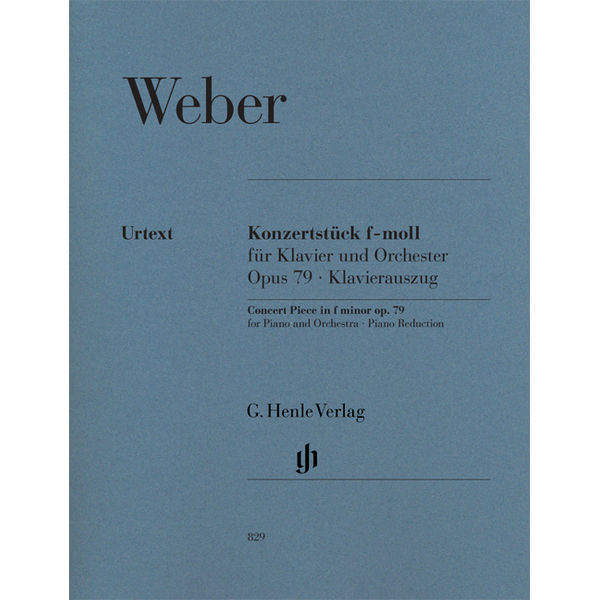 Concert Piece in f minor op. 79 for Piano and Orchestra, von  Carl Maria Weber - Two Pianos, 4-hands