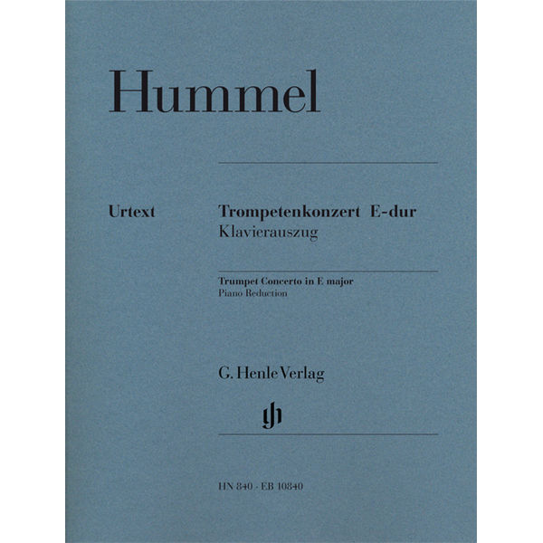 Trumpet Concerto in E major (Parts for Trumpet in E, E flat, C and B flat) , Johann Nepomuk Hummel - Trumpet and Piano