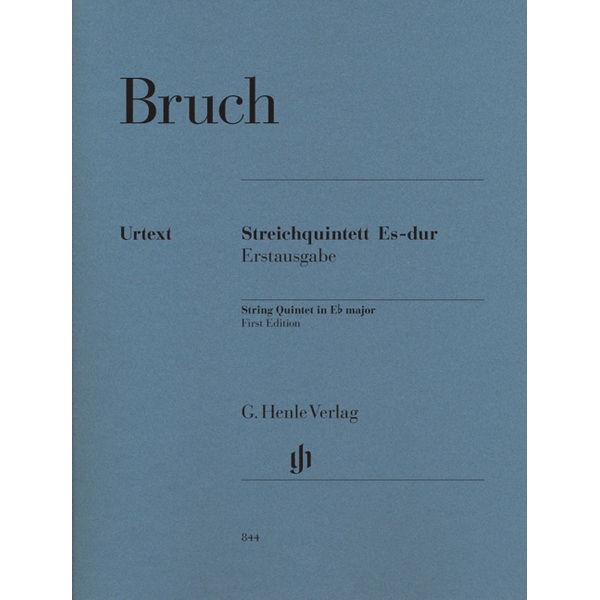 String Quintet in E flat major (First Edition) , Max Bruch - 2 Violins, 2 Violas, Violoncello