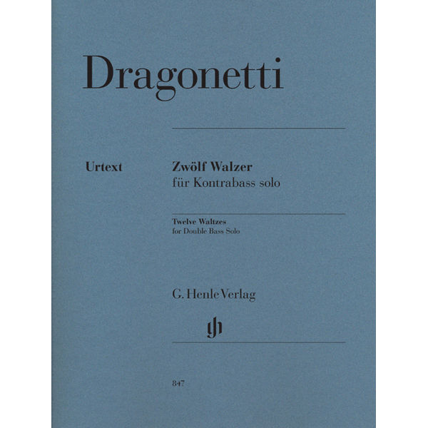 Twelve Waltzes for Double Bass solo, Domenico Dragonetti - Double Bass solo
