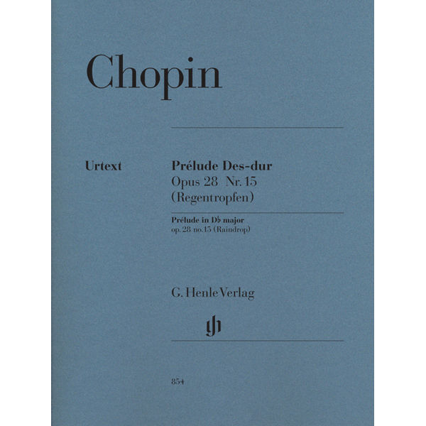 Prelude in D flat major op. 28 no. 15 (Raindrop), Frederic Chopin - Piano solo
