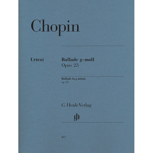 Ballade in g minor op. 23, Frederic Chopin - Piano solo