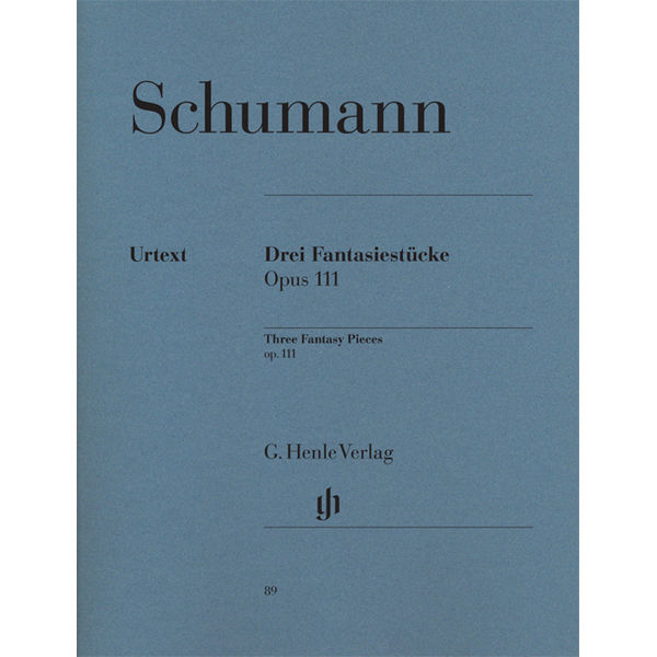 Three Fantasy Pieces op. 111, Robert Schumann - Piano solo