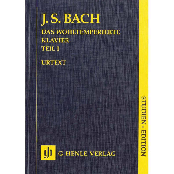 The Well-Tempered Clavier Part I without fingering, Johann Sebastian Bach - Piano solo, Study Score