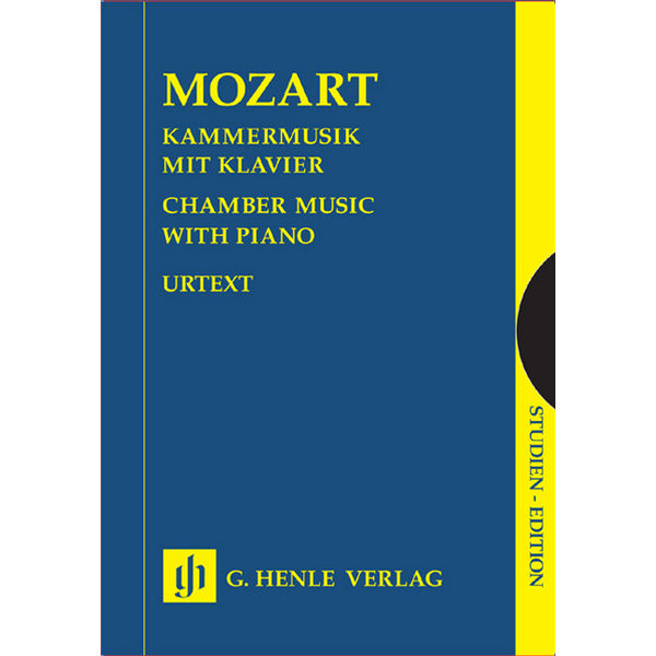 Chamber Music with Piano, Wolfgang Amadeus Mozart - Piano solo, Study Score
