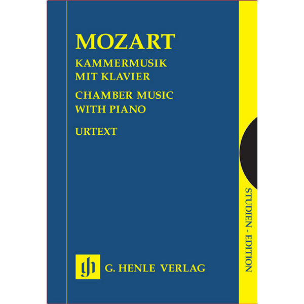 Chamber Music with Piano, Wolfgang Amadeus Mozart - Piano solo, Study Score