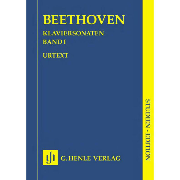 Piano Sonatas, Volume I, Ludwig van Beethoven - Piano solo, Study Score