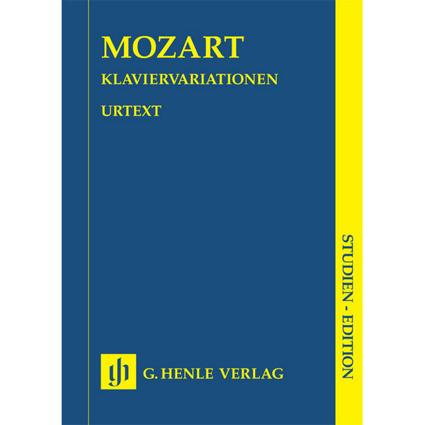 Piano Variations, Wolfgang Amadeus Mozart - Piano solo, Study Score