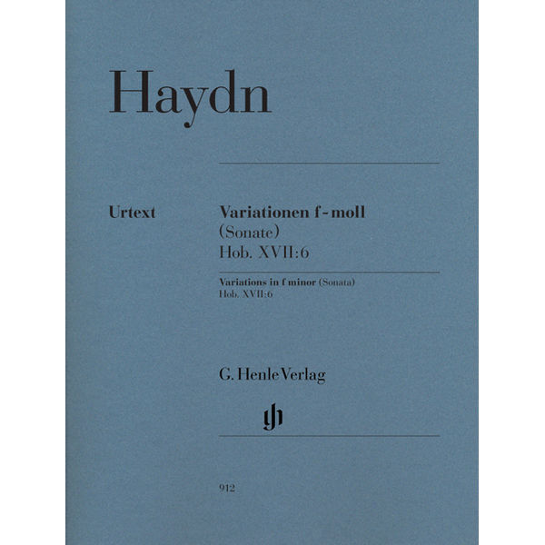 Variations in f minor  (Sonata) Hob. XVII:6, Joseph Haydn - Piano solo