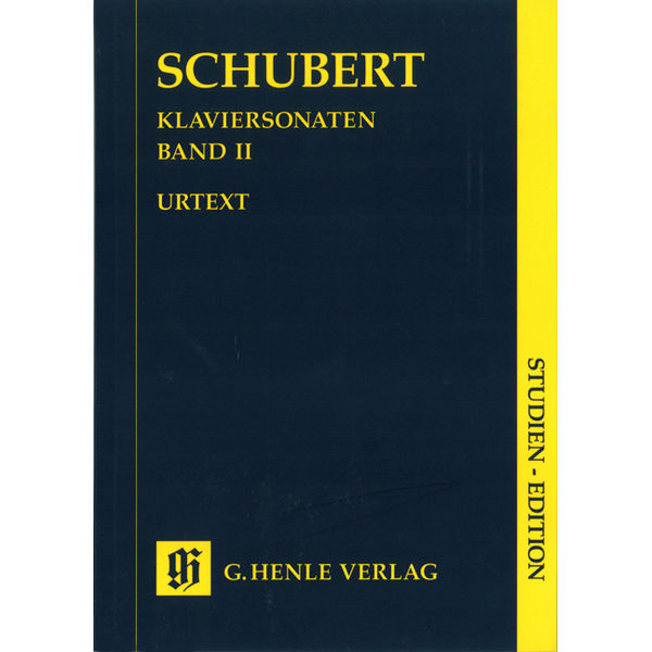 Piano Sonatas, Volume II, Franz Schubert - Piano solo, Study Score