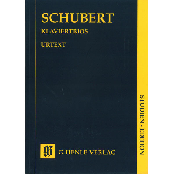 Piano Trios, Franz Schubert - Piano Trio, Study Score