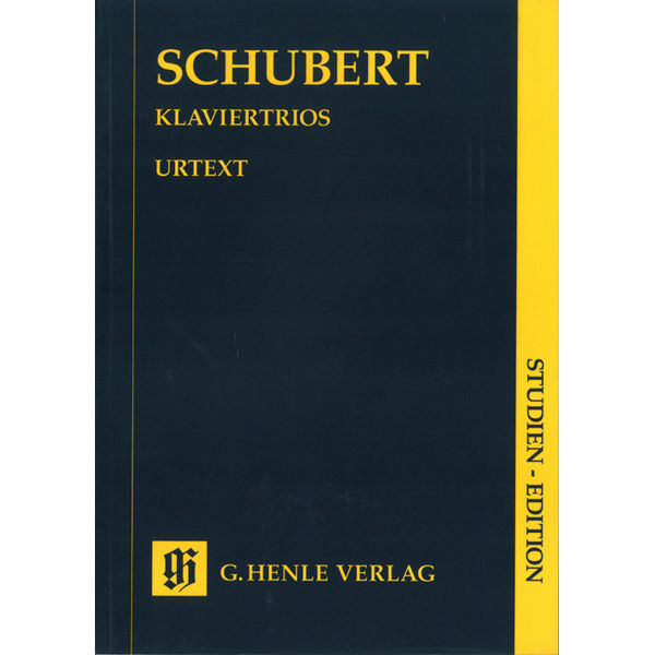 Piano Trios, Franz Schubert - Piano Trio, Study Score