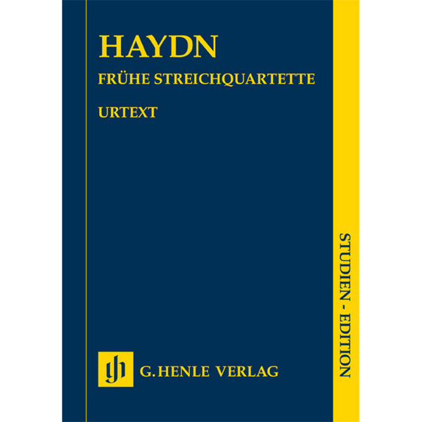 String Quartets Book I (Early String Quartets) , Joseph Haydn - String quartet, Study Score