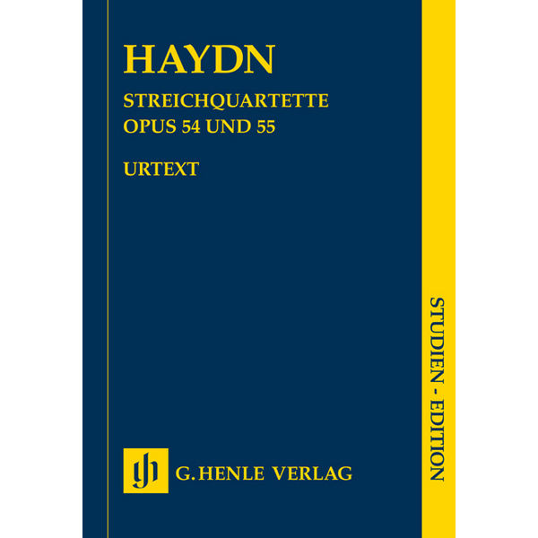 String Quartets Book VII op. 54 and 55 (Tost Quartets) , Joseph Haydn - String Quartet, Study Score