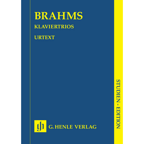 Piano Trios, Johannes Brahms - Piano Trio, Study Score