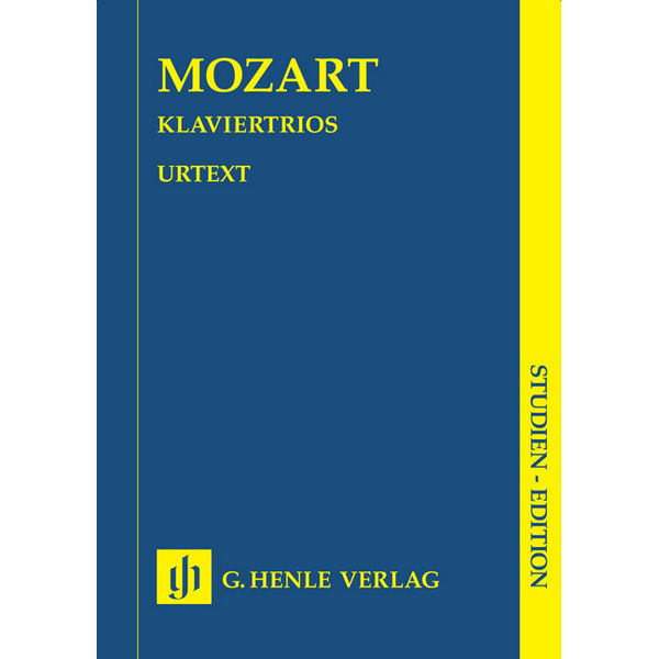 Piano Trios, Wolfgang Amadeus Mozart - Piano Trio, Study Score