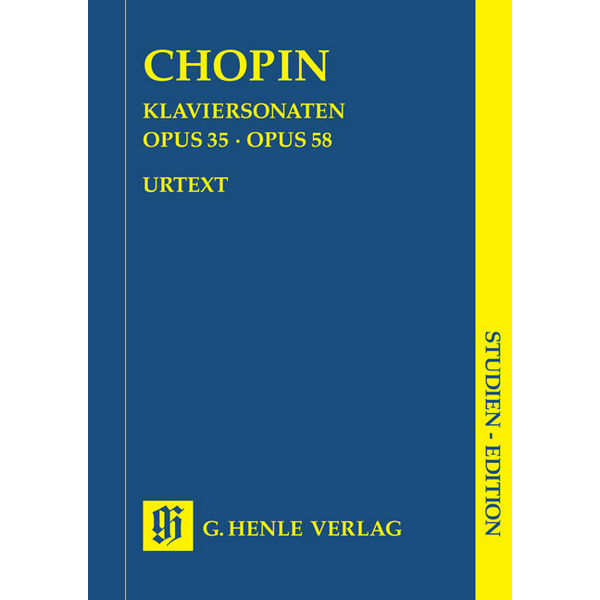 Piano Sonatas op. 35 and op. 58, Frederic Chopin - Piano solo, Study Score