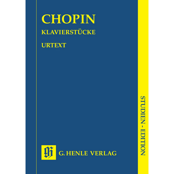 Piano Pieces, Frederic Chopin - Piano solo, Study Score