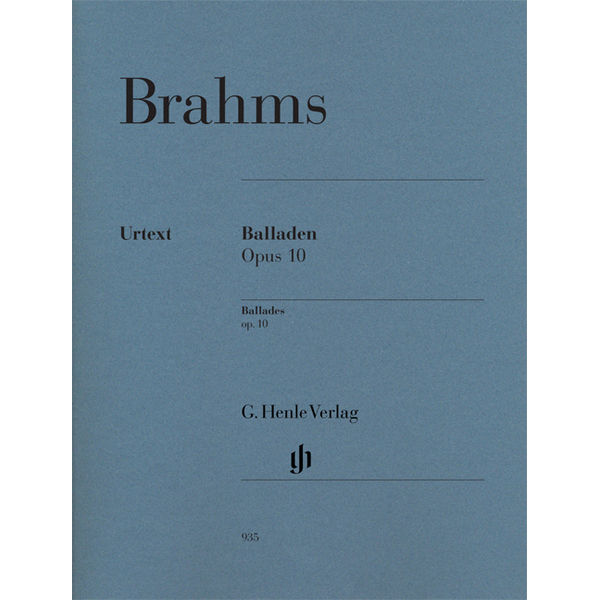 Ballades op. 10, Johannes Brahms - Piano solo