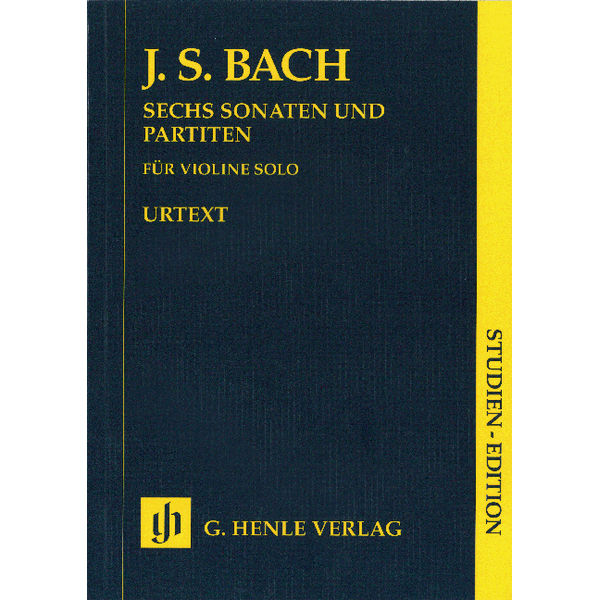 Sonatas and Partitas BWV 1001-1006 for Violin solo (notated and annotated version), Johann Sebastian Bach - Violin solo, Study Score