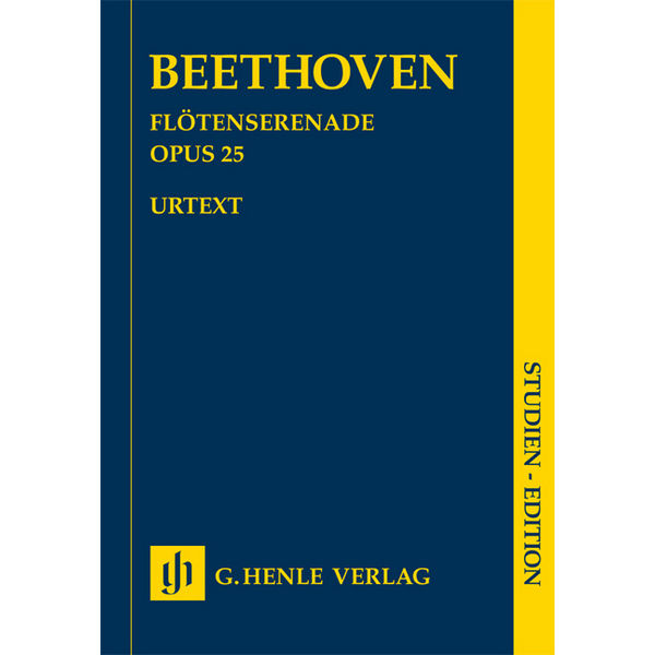 Serenade for Flute, Violin and Viola in D major op. 25, Ludwig van Beethoven - Flute, Violin, Viola, Study Score