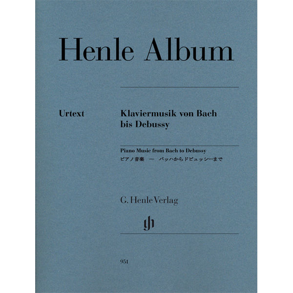 Piano Music from Bach to Debussy, Henle Album - Piano solo