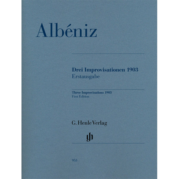 Three Improvisations 1903, Isaac Albeniz - Piano solo
