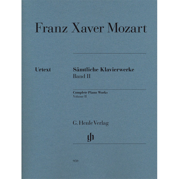Complete Piano Works Volume II, Franz Xaver Wolfgang Mozart - Piano