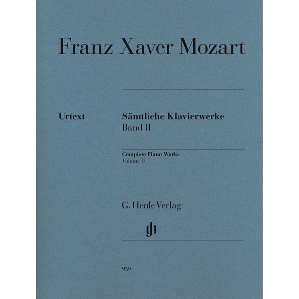 Complete Piano Works Volume II, Franz Xaver Wolfgang Mozart - Piano