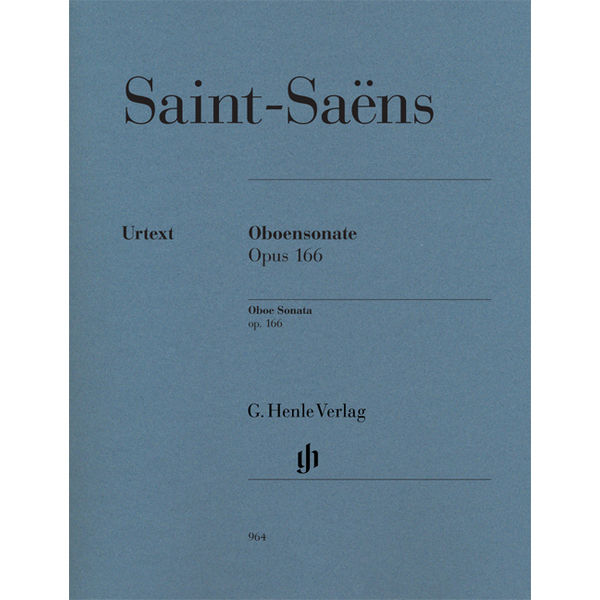 Oboe Sonata op. 166, Saint-Saëns Camille - Oboe, Piano