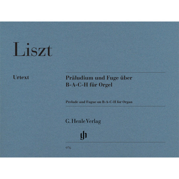 Prelude and Fugue on B-A-C-H for Organ, Franz Liszt - Organ