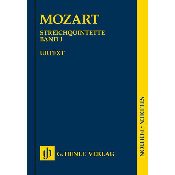 String Quintets Volume I, Wolfgang Amadeus Mozart - 2 Violins, 2 Violas, Violoncello, Study Score