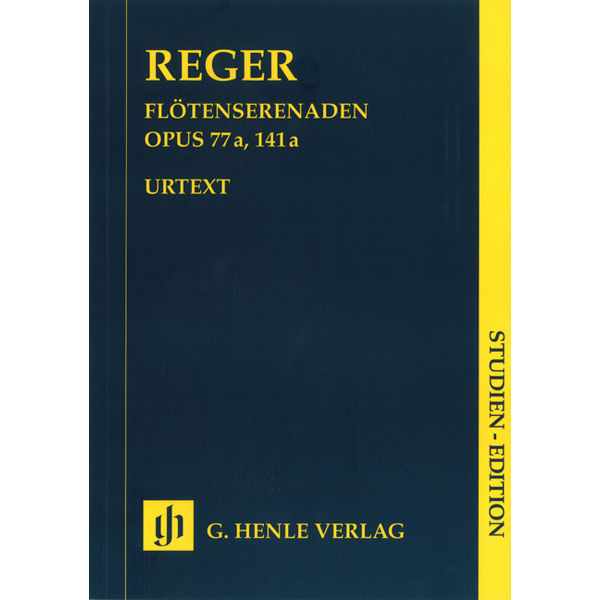 Serenades for Flute (Violin), Violin and Viola op. 77a and op. 141a, Max Reger - Flute, Violin, Viola, Study Score