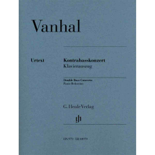 Double Bass Concerto - Johann Baptist Vanhal - Piano Reduction