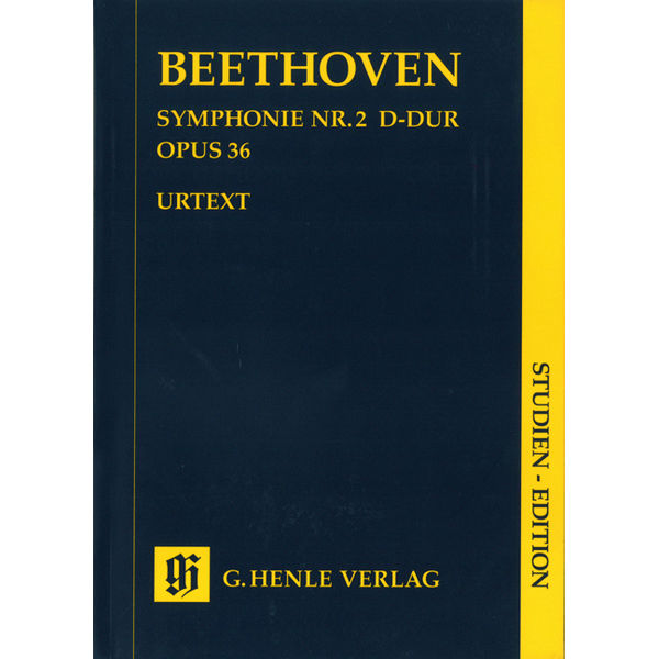 Symphony No. 2 D major op. 36, Ludwig van Beethoven - Orchestra, Study Score