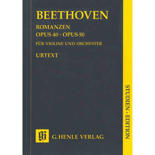 Romances for Violin and Orchestra op. 40 & 50 in G and F major, Ludwig van Beethoven - Violin and Piano, Study Score