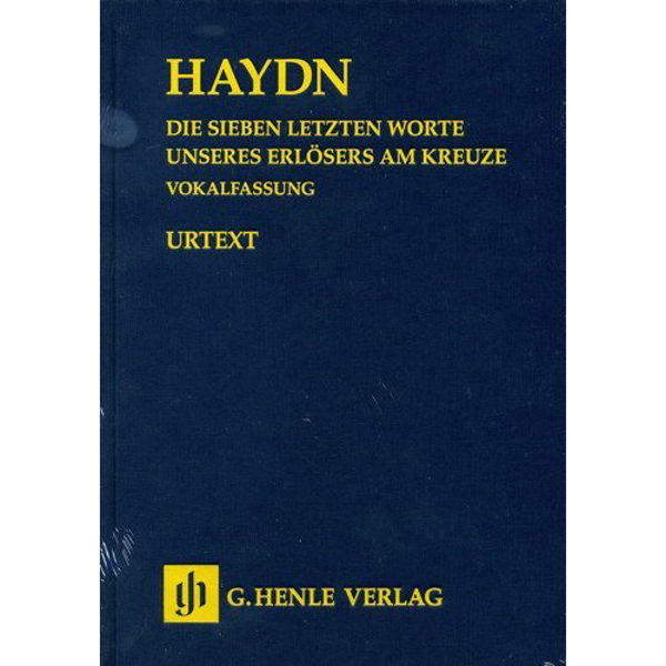 The Seven Last Words of Christ Hob. XX/1B , Joseph Haydn - Choir and Orchestra, Study Score