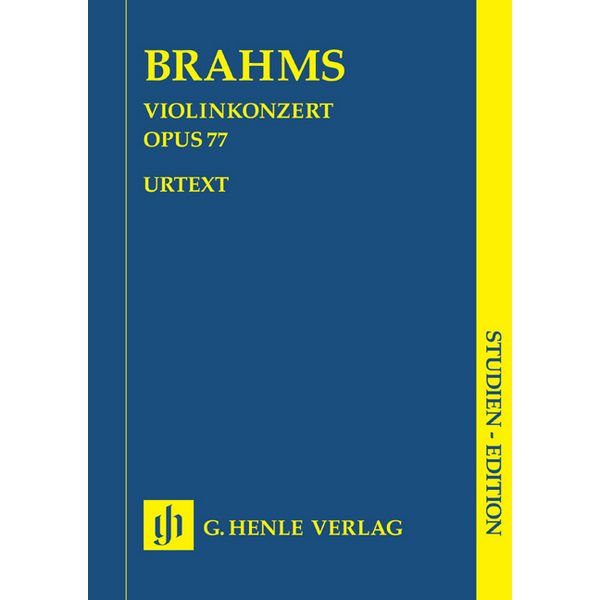 Violin Concerto op. 77, Johannes Brahms - Violin and Orchestra, Study Score