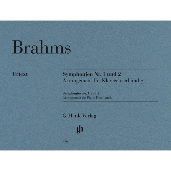 Symphonies no. 1 and 2 (Arrangement for Piano Fourhands) , Johannes Brahms - Piano, 4-hands