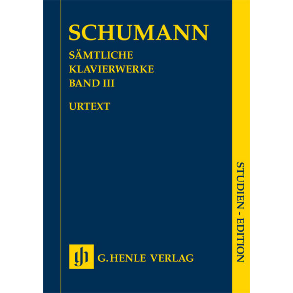 Complete Piano Works - Volume III, Robert Schumann - Piano solo, Study Score