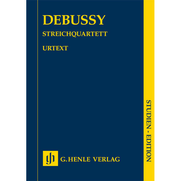 String Quartet, Claude Debussy - Two Violins, Viola and Violoncello, Study Score