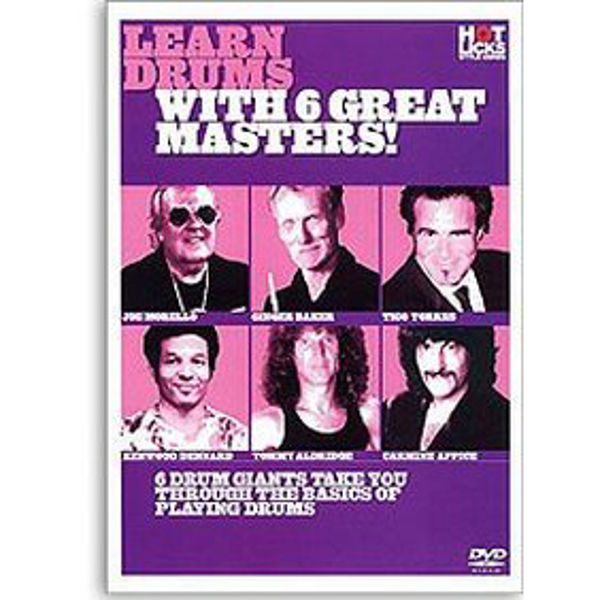 DVD Learn Drums With 6 Great Masters