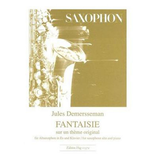 Fantaisie sur un Thème Original, Dermesseman, Alto Saxophone and Piano