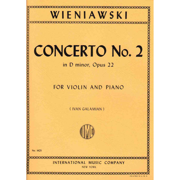 Violin Concert No.2 d-min Op 22, Wieniawski