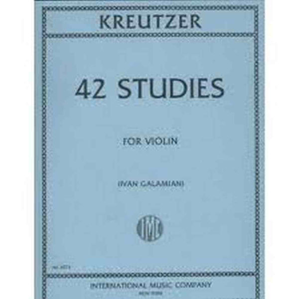 42 Studies for Violin, Kreutzer/Galamian